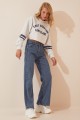 Tiger Mavi 90 s Likralı Süper Yüksek Bel Salaş Jeans Palazzo Pantolon. (SÜPER YÜKSEK) Tiger Mavi 90 s Likralı Süper Yüksek Bel Salaş Jeans Palazzo Pantolon. (SÜPER YÜKSEK)