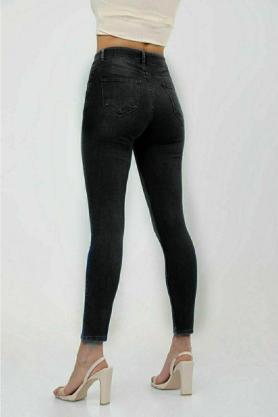 Ramses Siyah Bıyıklı Yüksek Bel S.ü.p.e.r Skinny Jeans Pantolon Jeans(TOPARLAYICI)