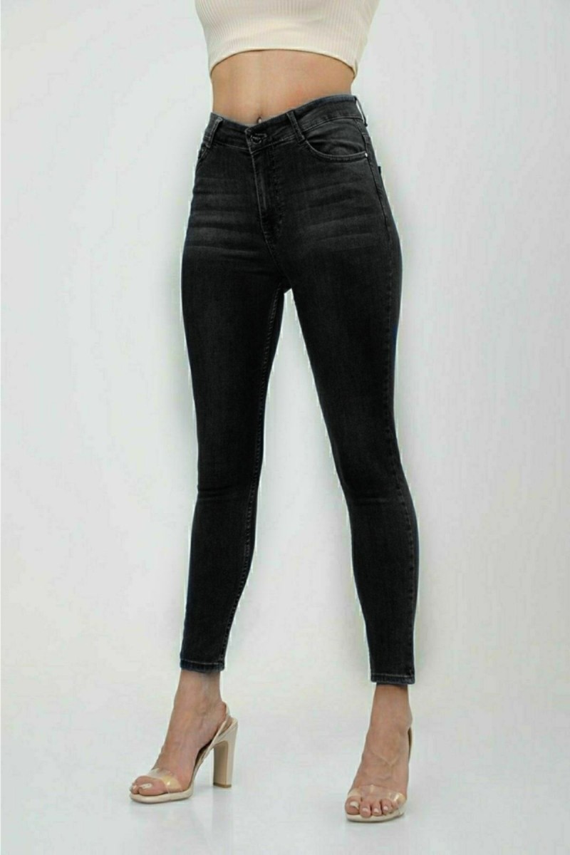 Ramses Siyah Bıyıklı Yüksek Bel S.ü.p.e.r Skinny Jeans Pantolon Jeans(TOPARLAYICI)
