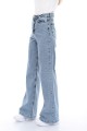 Kadın Kar Yıkama Salaş Paça Likralı Jean Salaş Paça Palazzo Jean