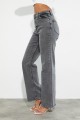 Füme Power Likralı Süper Yüksek Bel Salaş Jeans Palazzo Pantolon Füme Power Likralı Süper Yüksek Bel Salaş Jeans Palazzo Pantolon