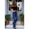Koyu Mavi Ispanyol Renk Solmaz Koyu Mavi Ispanyol Jeans