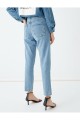Irelia Açık Mavi Mavi Yüksek Bel Likralı Mom Jeans Denim Kot Pantolon Irelia Açık Mavi Mavi Yüksek Bel Likralı Mom Jeans Denim Kot Pantolon