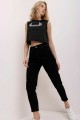Orianna Siyah Yüksek Bel Likralı Mom Jeans Denim Kot Pantolon Orianna Siyah Yüksek Bel Likralı Mom Jeans Denim Kot Pantolon