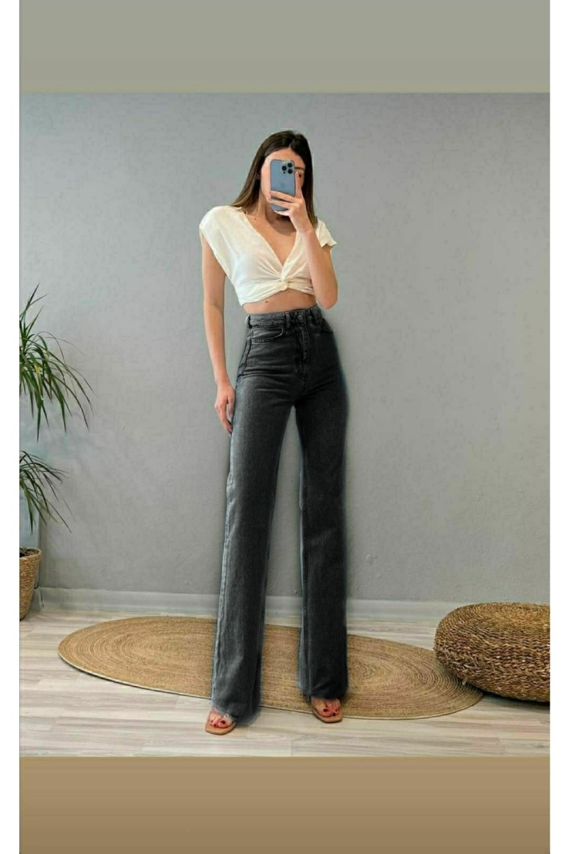 90 s Siyah Füme Kar Yıkama Likralı Süper Yüksek Bel Salaş Jeans Palazzo Pantolon Wide Leg 90 s Siyah Füme Kar Yıkama Likralı Süper Yüksek Bel Salaş Jeans Palazzo Pantolon Wide Leg