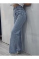 90s Açık Kar Yıkama Likralı Süper Yüksek Bel Salaş Jeans Palazzo Pantolon Wide Leg 90s Açık Kar Yıkama Likralı Süper Yüksek Bel Salaş Jeans Palazzo Pantolon Wide Leg