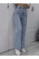 90s Açık Kar Yıkama Likralı Süper Yüksek Bel Salaş Jeans Palazzo Pantolon Wide Leg 90s Açık Kar Yıkama Likralı Süper Yüksek Bel Salaş Jeans Palazzo Pantolon Wide Leg