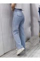 90s Açık Kar Yıkama Likralı Süper Yüksek Bel Salaş Jeans Palazzo Pantolon Wide Leg 90s Açık Kar Yıkama Likralı Süper Yüksek Bel Salaş Jeans Palazzo Pantolon Wide Leg