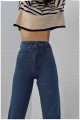 Daisy 90 s Striagth Mavi Likralı Süper Yüksek Bel Salaş Jean Pantolon Daisy 90 s Striagth Mavi Likralı Süper Yüksek Bel Salaş Jean Pantolon