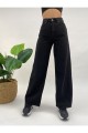 Siyah Likralı Süper Yüksek Bel Salaş Jean Pantolon. (süper Yüksek.) Wide Leg. Siyah Likralı Süper Yüksek Bel Salaş Jean Pantolon. (süper Yüksek.) Wide Leg.
