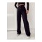 Siyah Likralı Süper Yüksek Bel Salaş Jean Pantolon. (süper Yüksek.) Wide Leg.
