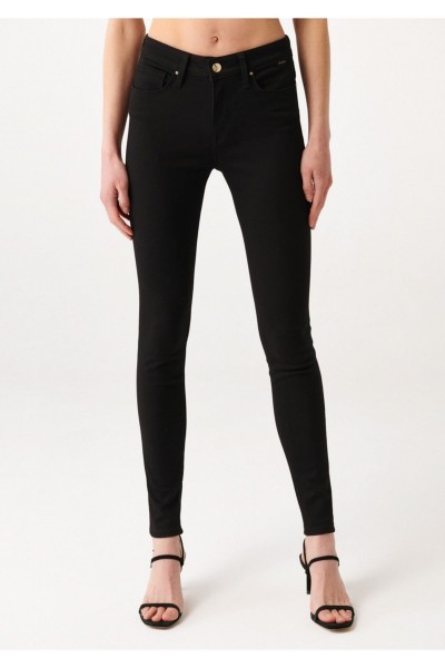 Süper Skinny Jeans Pantolon Solmaz Siyah Jeans(toparlayıcı)