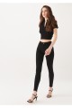 Süper Skinny Jeans Pantolon Solmaz Siyah Jeans(toparlayıcı)