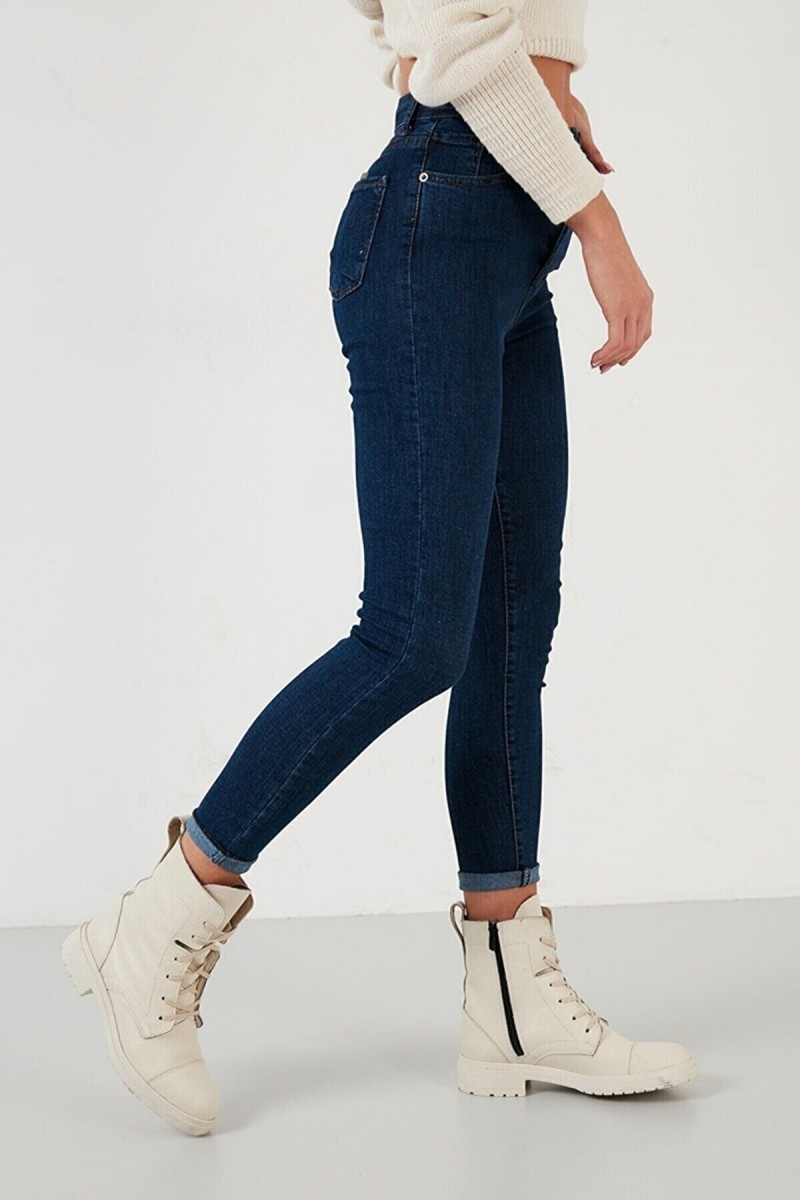 Mavi Renk Solmaz Skinny Jeans Pantolon Mavi Renk Solmaz Skinny Jeans Pantolon