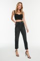 Kadın Siyah Mom Jeans