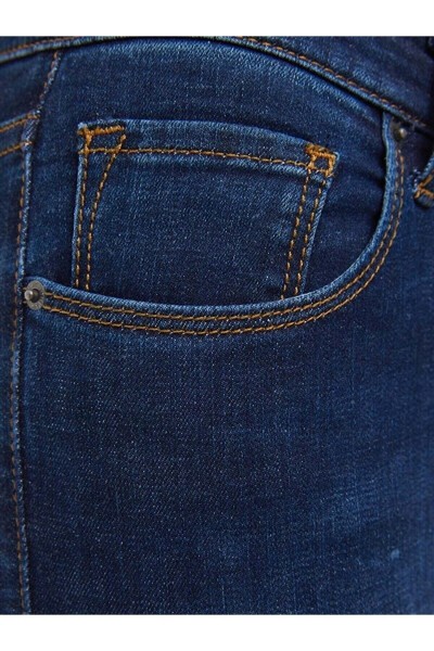 Mavi Renk Solmaz Skinny Jeans Pantolon