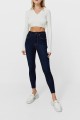 Mavi Renk Solmaz Skinny Jeans Pantolon