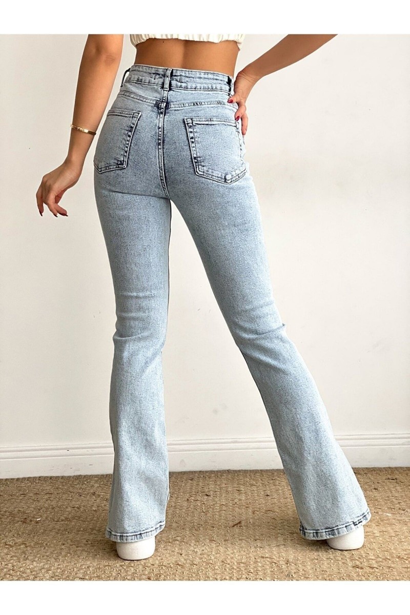 Maybach Women Mavi Likralı Süper Yüksek Bel Salaş Jean Pantolon Süper Yüksek Wide Leg Erdem Maybach Women Mavi Likralı Süper Yüksek Bel Salaş Jean Pantolon Süper Yüksek Wide Leg Erdem