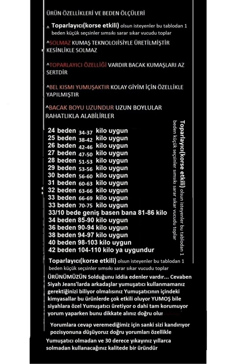 Emma Cold Women Solmayan Siyah Skinny Kot Pantolon Siyah Toparlayıcı Etkili Yüksek Bel Jean