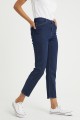 Renk S.o.l.m.a.z Koyu Mavi Jeans Kadın Yüksek Bel Mom Jeans Renk S.o.l.m.a.z Koyu Mavi Jeans Kadın Yüksek Bel Mom Jeans