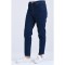 Koyu Mavi Kar Yıkama Mom Jeans Likralı Yüksek Bel Kot Pantolon