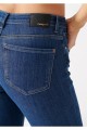 Mavi Yüksek Bel Bilek Boy Dar Paça Skinny Likralı Kot Pantolon Mavi Yüksek Bel Bilek Boy Dar Paça Skinny Likralı Kot Pantolon