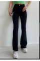 Hot Women Siyah Ispanyol Paça Kot Pantolon Yüksek Bel Ispanyol Jeans Toparlayıcı Hot Women Siyah Ispanyol Paça Kot Pantolon Yüksek Bel Ispanyol Jeans Toparlayıcı