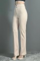 Lager Kadın Bejz Çımalı Yüksek Bel Salaş Paça Salaş Pantolon Palazzo