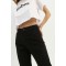 Kadın Siyah Yüksek Bel Likralı Mom Jeans