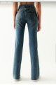 Emma Yırmaçlı Orta Kar Yıkama Mavi Likralı Süper Yüksek Bel Salaş Jeans Palazzo Pantolon Emma Yırmaçlı Orta Kar Yıkama Mavi Likralı Süper Yüksek Bel Salaş Jeans Palazzo Pantolon