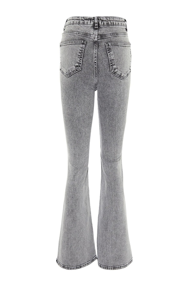 Andre Füme Ispanyol Paça Kot Pantolon Yüksek Bel Ispanyol Jeans Toparlayıcı( Extra Rahat)