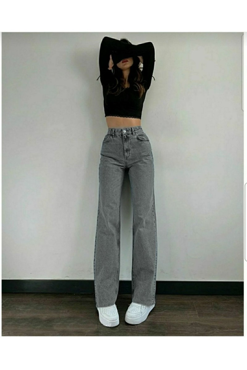 Luiss 90 s Füme Power Likralı Kadın Süper Yüksek Bel Salaş Paça Salaş Jans Kot Pantolon Luiss 90 s Füme Power Likralı Kadın Süper Yüksek Bel Salaş Paça Salaş Jans Kot Pantolon
