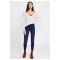 Taylor Likralı Mavi Bıyıklı Süper Skinny Jeans Pantolon Toparlayıcı