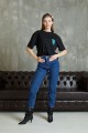 Tiger Koyu Mavi Mom Jean Yüksek Bel Ekstra Esnek Denim Pantolon Tiger Koyu Mavi Mom Jean Yüksek Bel Ekstra Esnek Denim Pantolon