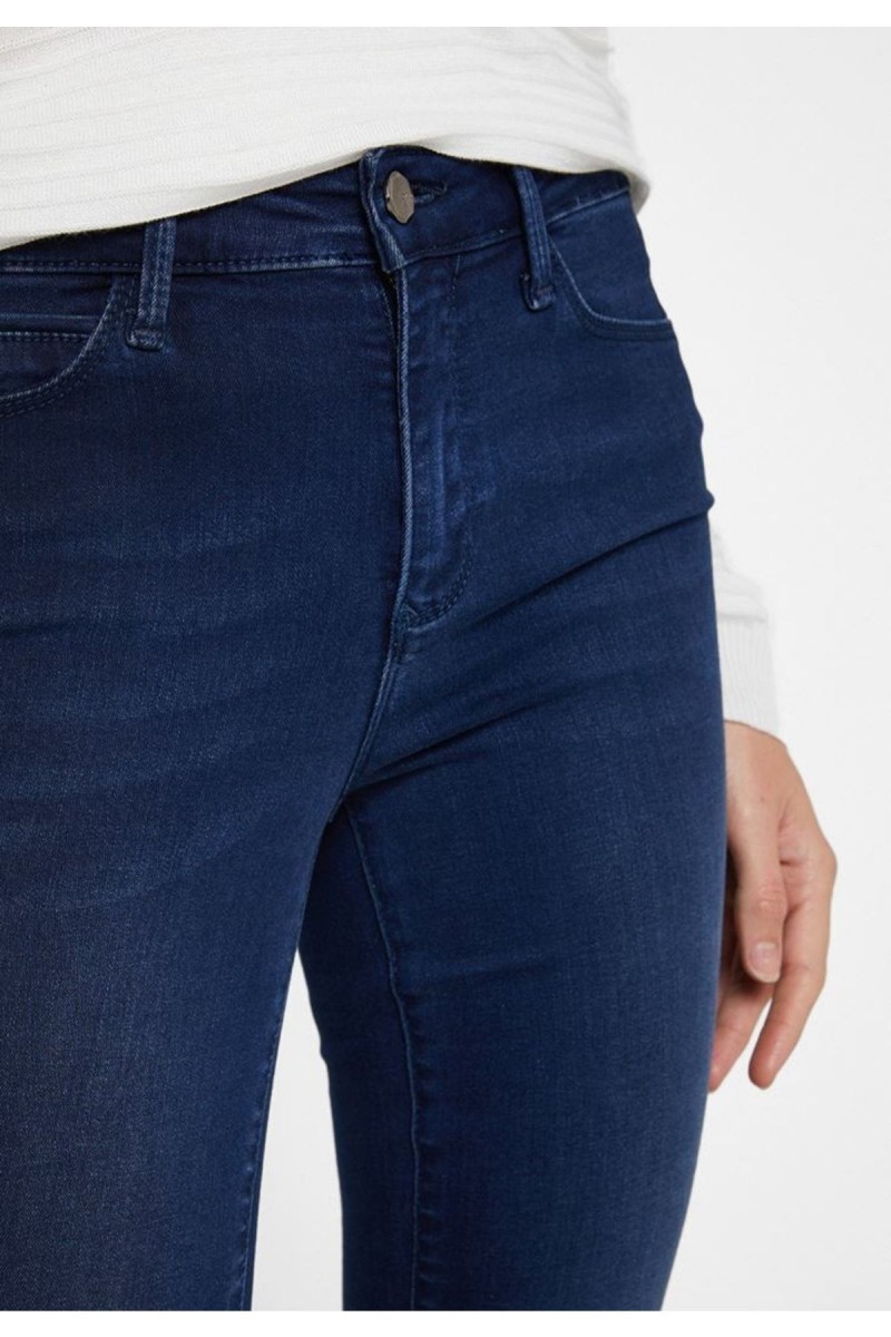 Taylor Likralı Mavi Bıyıklı Süper Skinny Jeans Pantolon Toparlayıcı Taylor Likralı Mavi Bıyıklı Süper Skinny Jeans Pantolon Toparlayıcı