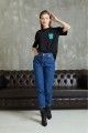 Tiger Koyu Mavi Mom Jean Yüksek Bel Ekstra Esnek Denim Pantolon Tiger Koyu Mavi Mom Jean Yüksek Bel Ekstra Esnek Denim Pantolon