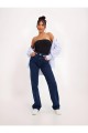 Dark Blue 90 s Orta Koyu Mavi Likralı Süper Extra Yüksek Bel Palazzo Salaş Jean Pantolon Dark Blue 90 s Orta Koyu Mavi Likralı Süper Extra Yüksek Bel Palazzo Salaş Jean Pantolon