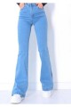 Tall Ispanyol Açık Mavi Ispanyol Paça Jeans Yüksek Bel Kot Pantolon Tall Ispanyol Açık Mavi Ispanyol Paça Jeans Yüksek Bel Kot Pantolon
