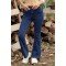 Raymond Laura Ispanyol Jeans Ispanyol Kot Yüksek Bel Solmaz Koyu Mavi Pantolon Jean