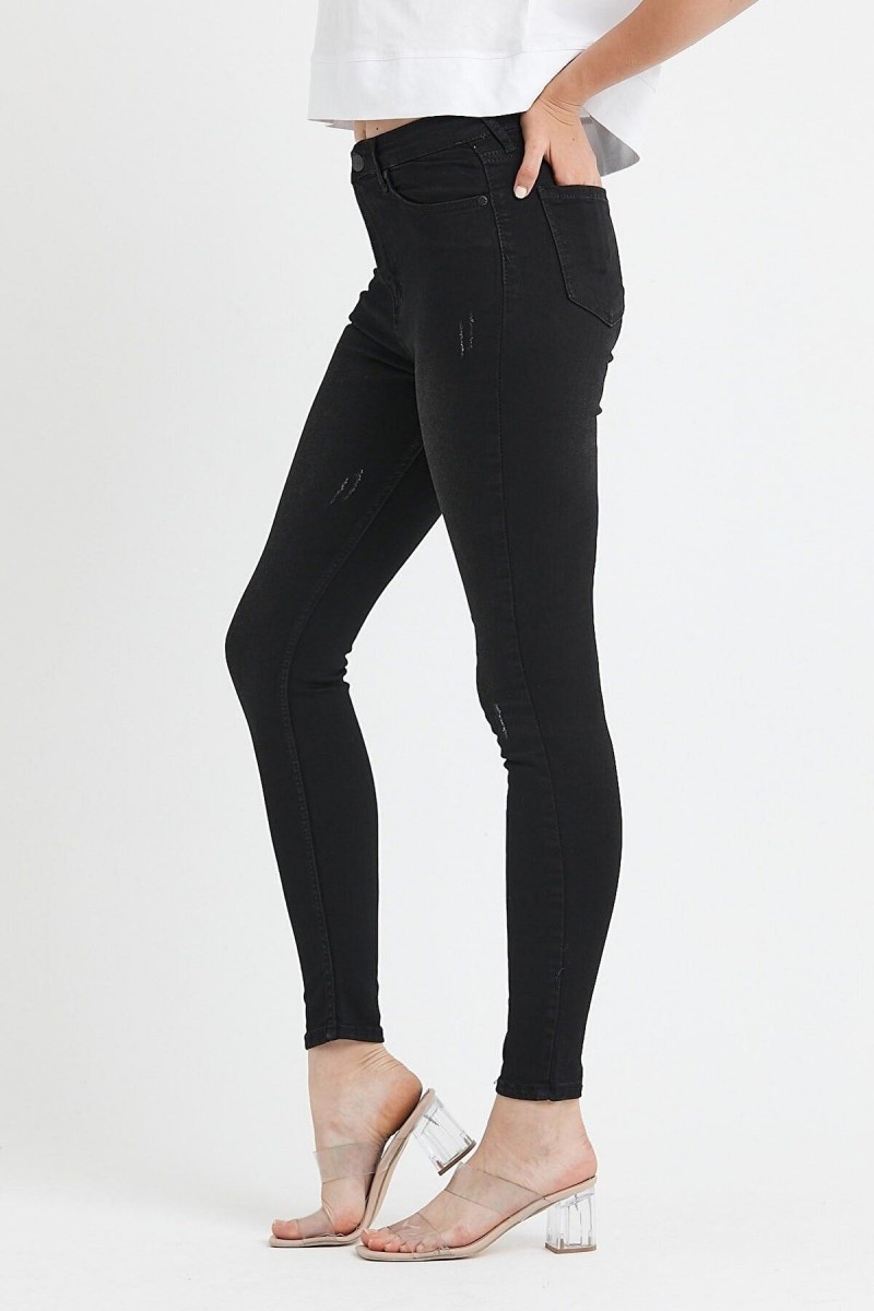 Isabel Kadın Siyah Tırnaklı Dar Paça Jeans Kot Solmaz Toparlayıcı Pantolon Isabel Kadın Siyah Tırnaklı Dar Paça Jeans Kot Solmaz Toparlayıcı Pantolon