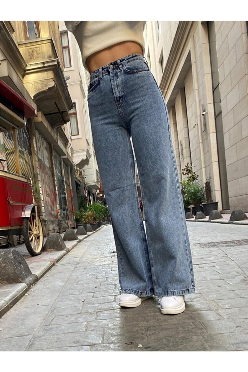 Octavia Orta Kar Salaş Likralı 90 s Süper Yüksek Bel Salaş Paça Kot Palazzo Pantolon Octavia Orta Kar Salaş Likralı 90 s Süper Yüksek Bel Salaş Paça Kot Palazzo Pantolon