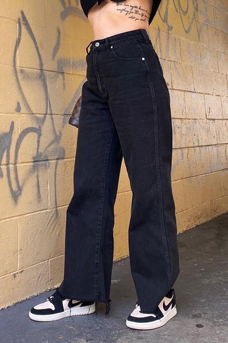 Alice 90 s Kadın Siyah Salaş Likralı Süper Yüksek Bel 90 s Denim Kot Pantolon(çok Rahat) Alice 90 s Kadın Siyah Salaş Likralı Süper Yüksek Bel 90 s Denim Kot Pantolon(çok Rahat)