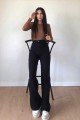 Arina 90 s Kadın Siyah Salaş Likralı Süper Yüksek Bel 90 s Denim Kot Pantolon Jeans Arina 90 s Kadın Siyah Salaş Likralı Süper Yüksek Bel 90 s Denim Kot Pantolon Jeans