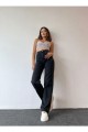 Miesha 90 s Kadın Siyah Salaş Likralı Süper Yüksek Bel 90 s Denim Kot Pantolon Jeans Miesha 90 s Kadın Siyah Salaş Likralı Süper Yüksek Bel 90 s Denim Kot Pantolon Jeans