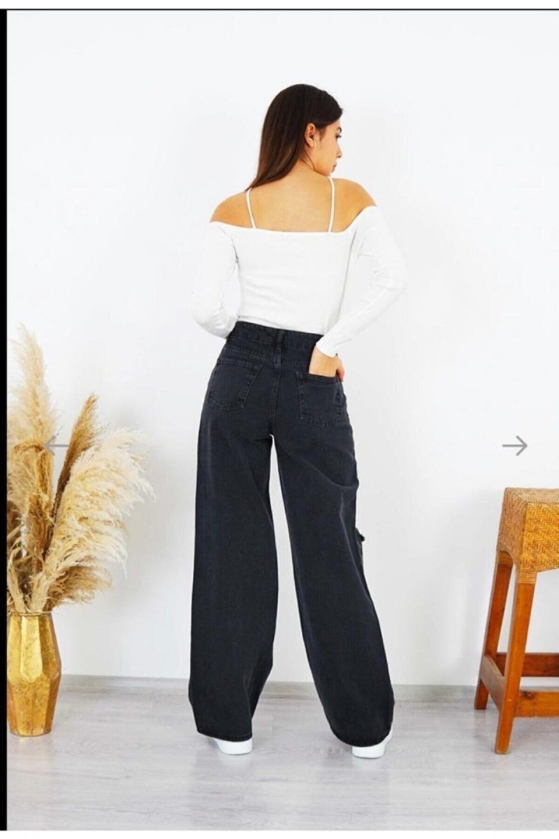 Sahura 90 s Kadın Siyah Salaş Likralı Süper Yüksek Bel 90 s Denim Kot Pantolon Jeans Sahura 90 s Kadın Siyah Salaş Likralı Süper Yüksek Bel 90 s Denim Kot Pantolon Jeans