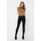 Markov Siyah Yüksek Bel Toparlayıcı Skinny Dar Paça Solmaz Jeans Pantolon