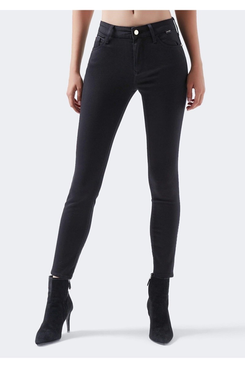 Sanya Siyah Yüksek Bel Toparlayıcı Skinny Dar Paça Solmaz Jeans Pantolon Sanya Siyah Yüksek Bel Toparlayıcı Skinny Dar Paça Solmaz Jeans Pantolon