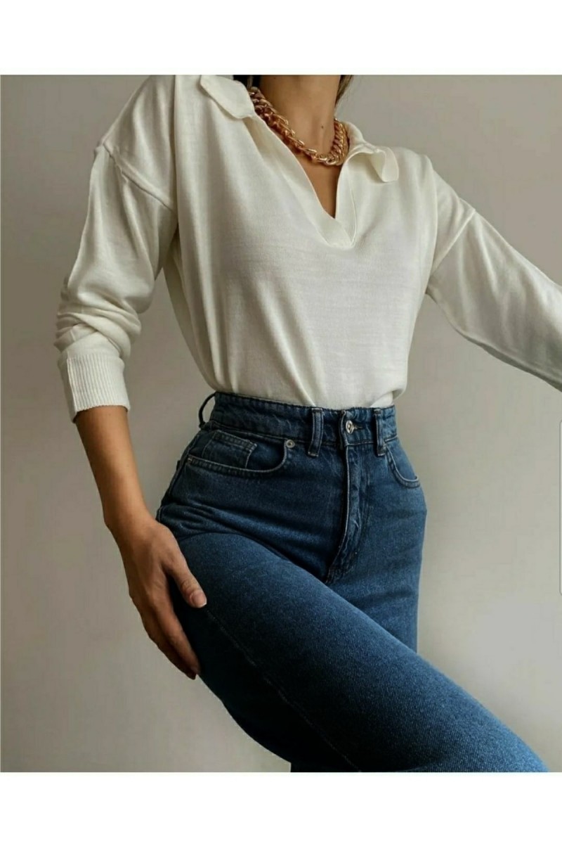 Since's Gold 90's Kadın Orta Mavi Salaş Likralı Süper Yüksek Bel 90's Denim Kot Pantolon(çok Rahat)