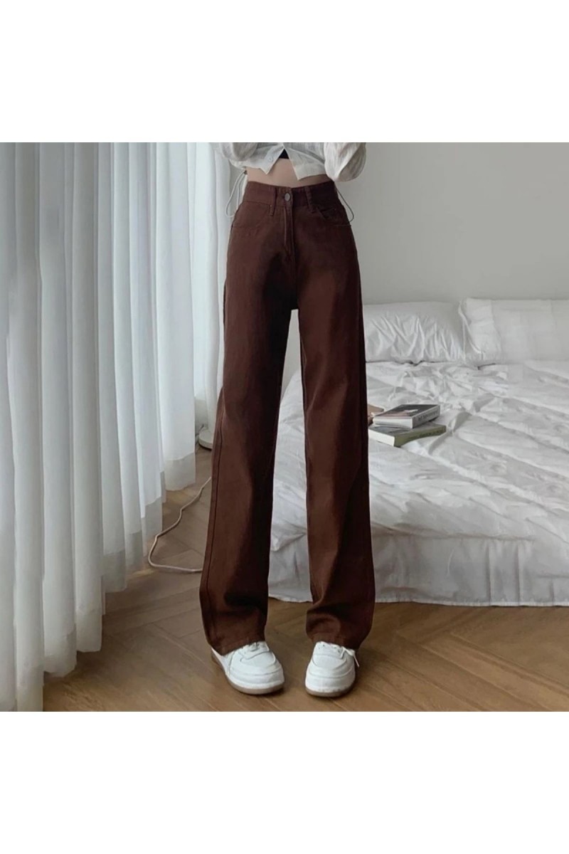 Suide Gold 90 s Kadın Kahverengi Salaş Likralı Süper Yüksek Kot Pantolon( Çok Rahat ) Suide Gold 90 s Kadın Kahverengi Salaş Likralı Süper Yüksek Kot Pantolon( Çok Rahat )