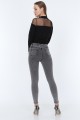 Füme Yüksek Bel Toparlayıcı Skinny Dar Paça Solmaz Jeans Pantolon Füme Yüksek Bel Toparlayıcı Skinny Dar Paça Solmaz Jeans Pantolon